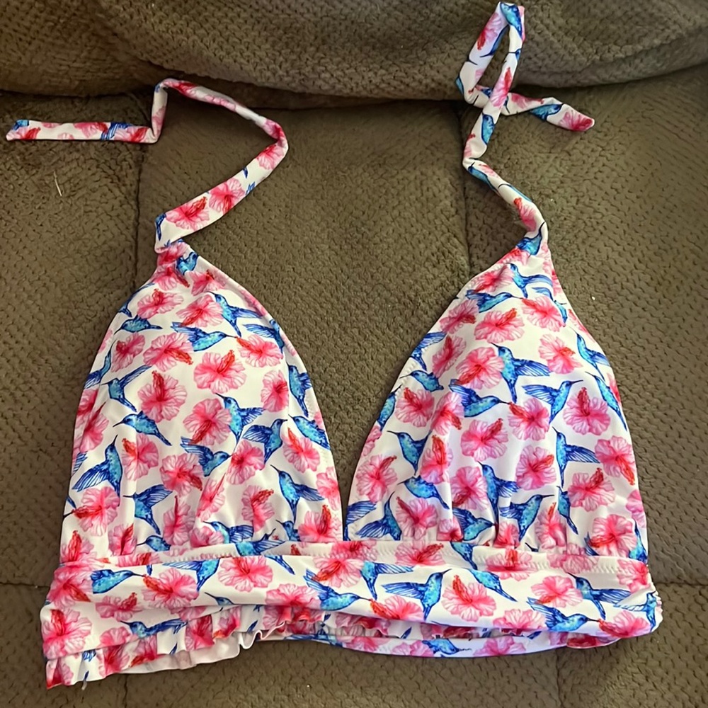 Hummingbird bikini top